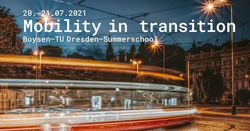 Applications for the summer school Boysen-TU Dresden-Summer School 2021are now open