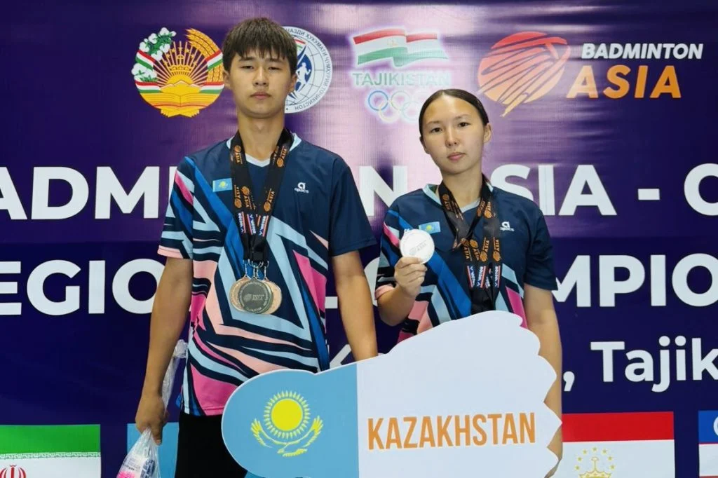 Zhanerke Sagyndyk, a student of Zhangir Khan University, becomes a medalist at the Central Asian Badminton Championships