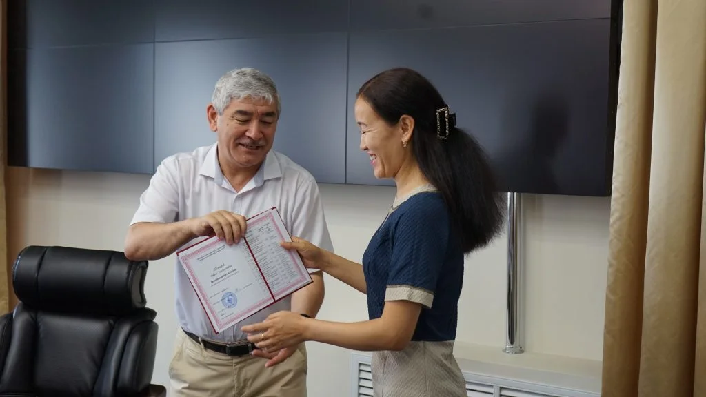 The first graduate of postgraduate education