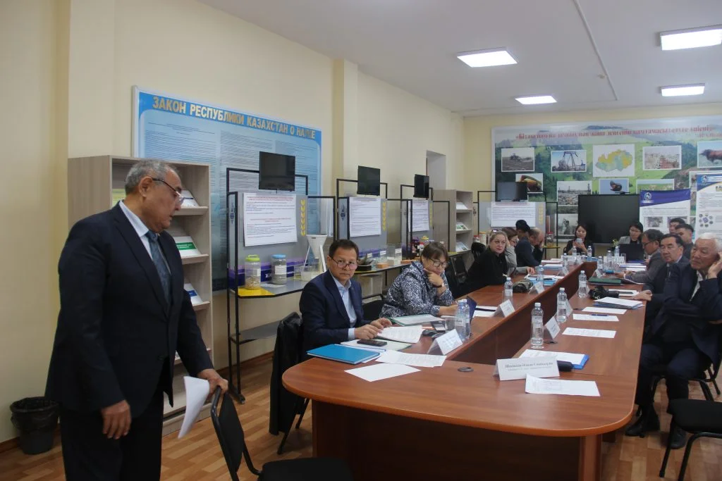 Scientists gathered at the university
