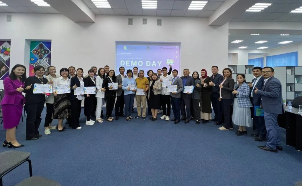 On September 8, Zhangir khan University held Demo day of innovative projects and startup!