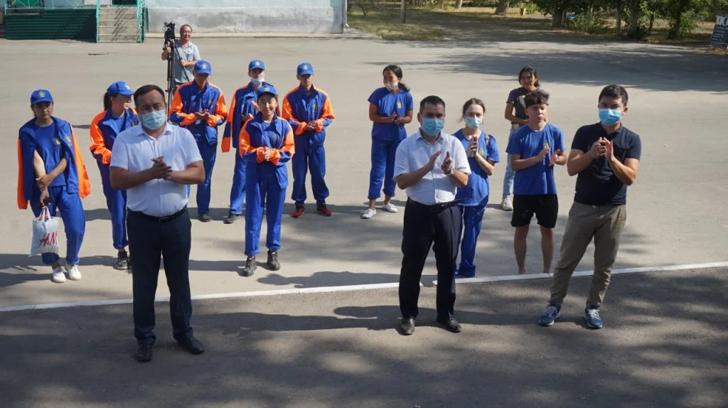 Университет ауласындағы акция