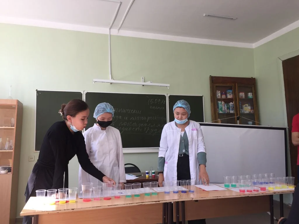 Лекция в лаборатории