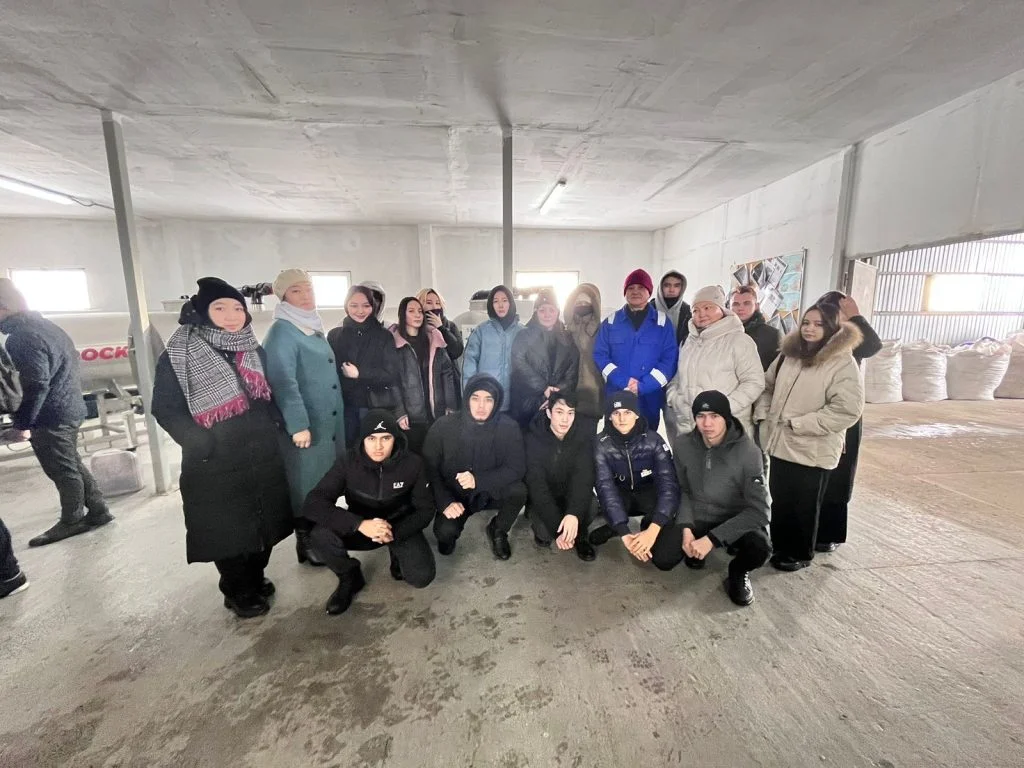 Students visited production facilities